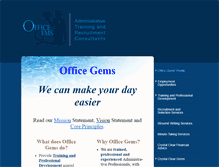 Tablet Screenshot of officegemstnt.com